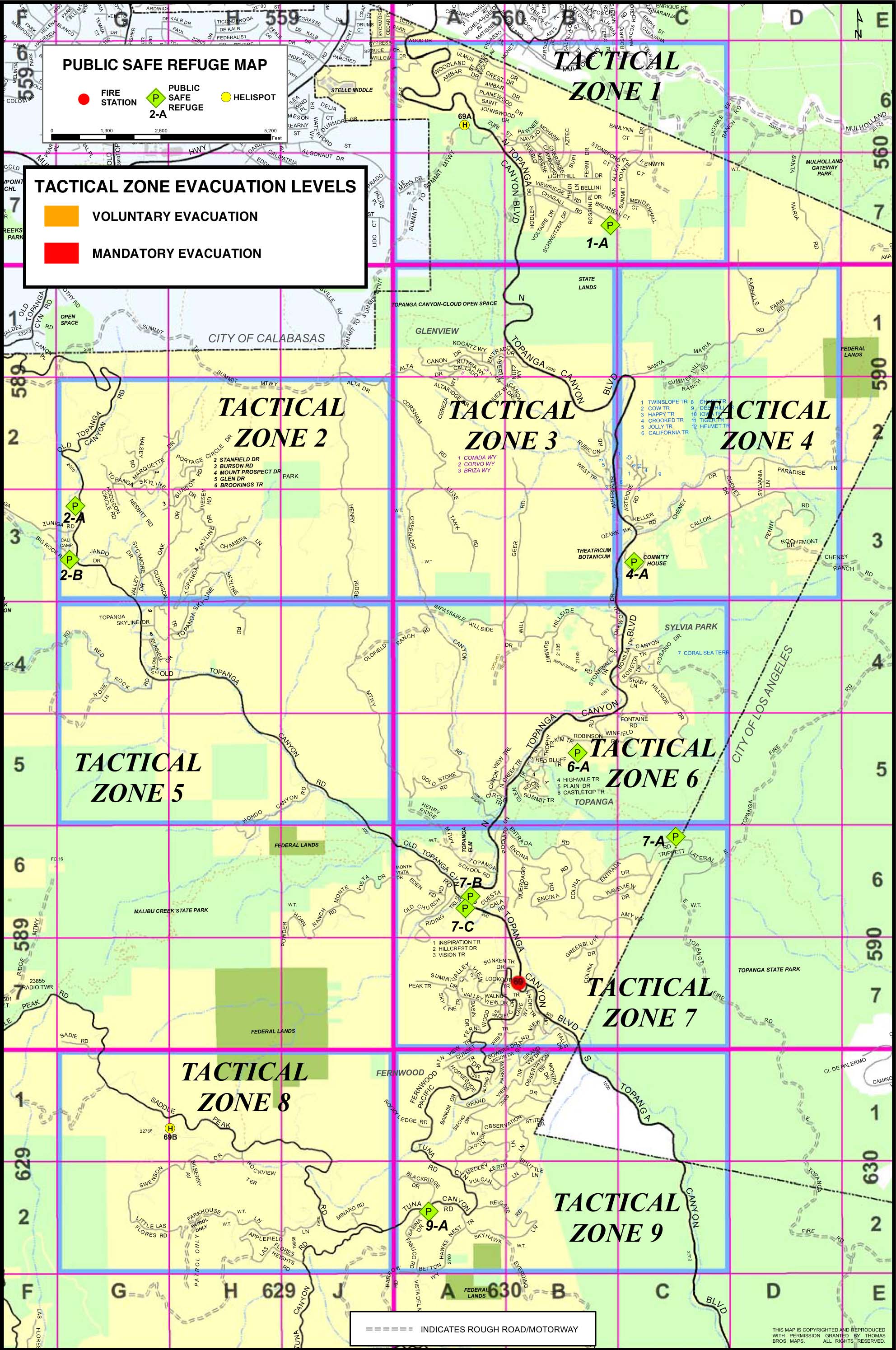Evacuation Zone Map
